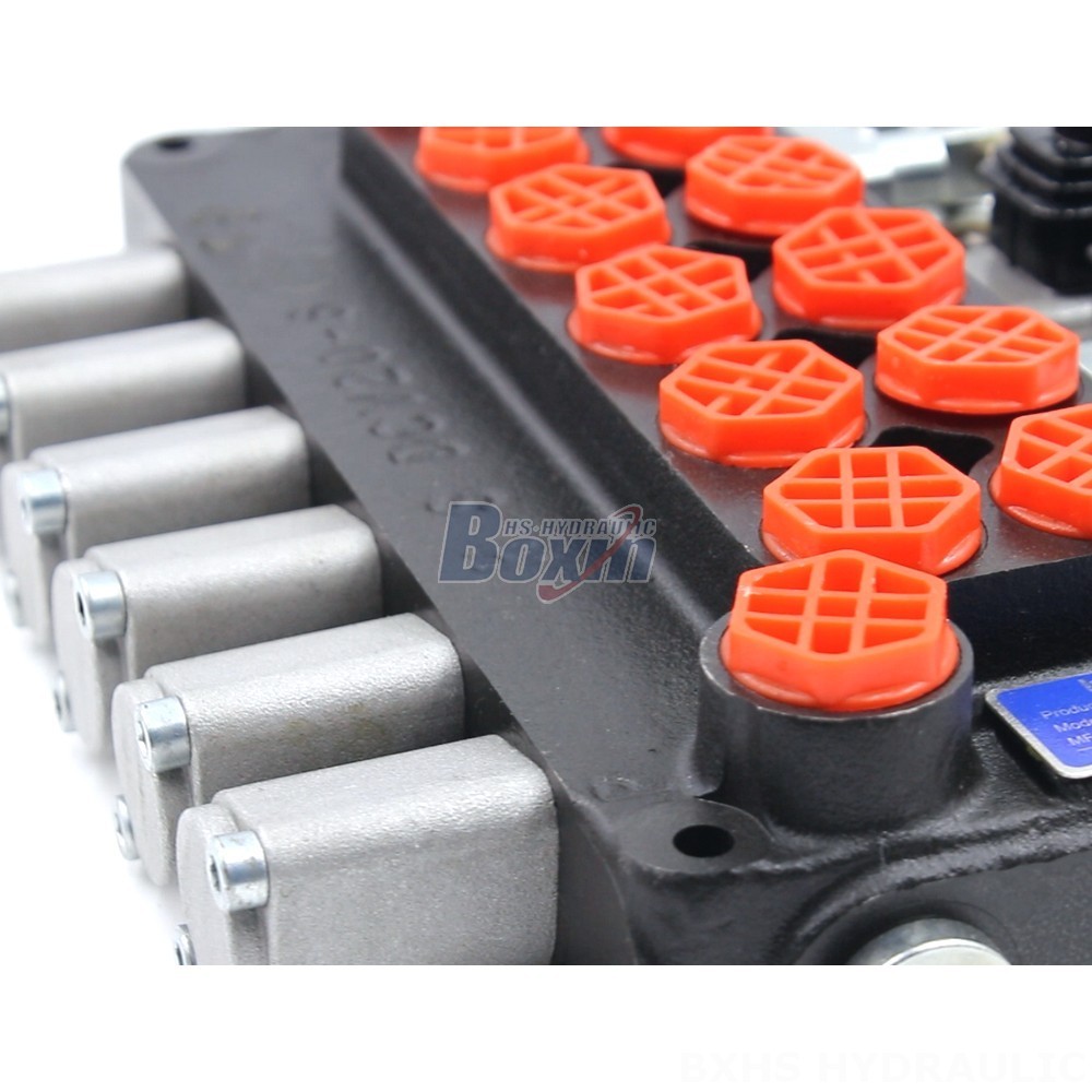Manual and Joystick 6 Spool Monoblock Directional Valve - Hydraulic System Components detail image